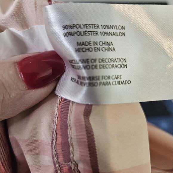 Eddie Bauer Shirt Women Size L Pink Plaid Short Sleeve Button Up Fishing Outdoor - Picture 9 of 10